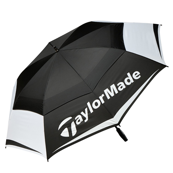 TaylorMade 64" Double Canopy Black/White - - Golf Network Denmark ApS