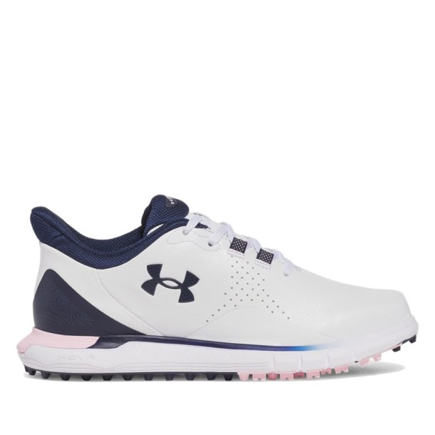 Under Armour Drive Fade SL Dame Golfsko White/Prime Pink/Midnight Navy
