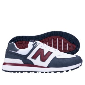 New Balance 574 Greens v2 Herre Golfsko Bl/Hvid/Rd.