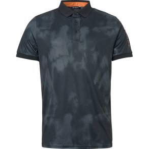 Abacus Lahinch Drycool Sort/Gr Herre Golf-polo