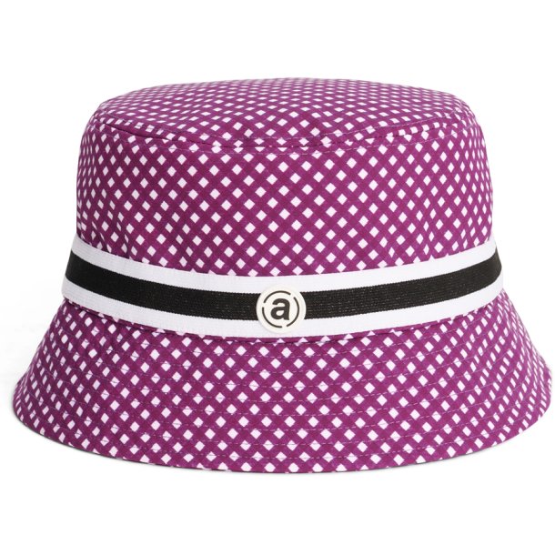 Abacus Merion Violet Check Dame Golf Sommer-hat