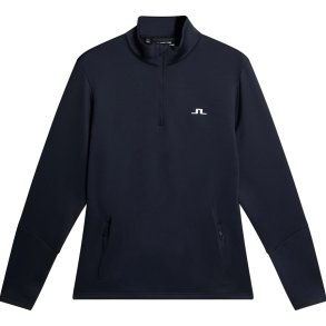 J Lindeberg Aerial Quarter Zip Herre Mid Layer JL Navy
