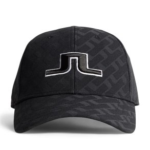 J Lindeberg Anga Jacquard Dame Cap Tour Geo Jacquard Black M