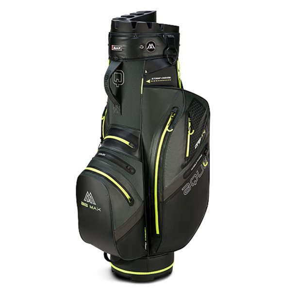 Big Max AQUA Silencio 4 Golfbag Grn-Sort- Lime