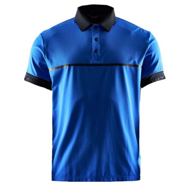 Abacus Fusion  Herre Golf-polo Bl/Sort
