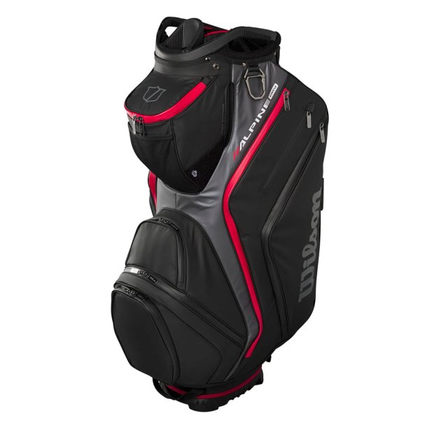 Wilson Alpine Dry Cartbag Sort/Rød