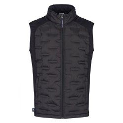 Lexton Links Bayside Herre Hybrid Vind Vest Sort