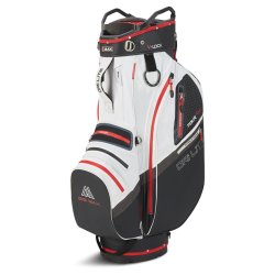 Big Max Dri Lite V-4 Golfbag Sort/Hvid/Rd