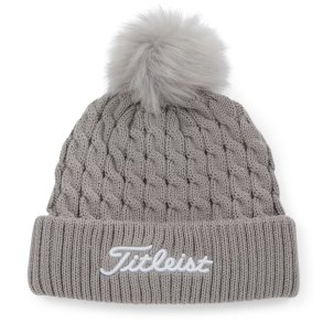 Titleist Cable Knit Pom Pom Lt.Grey