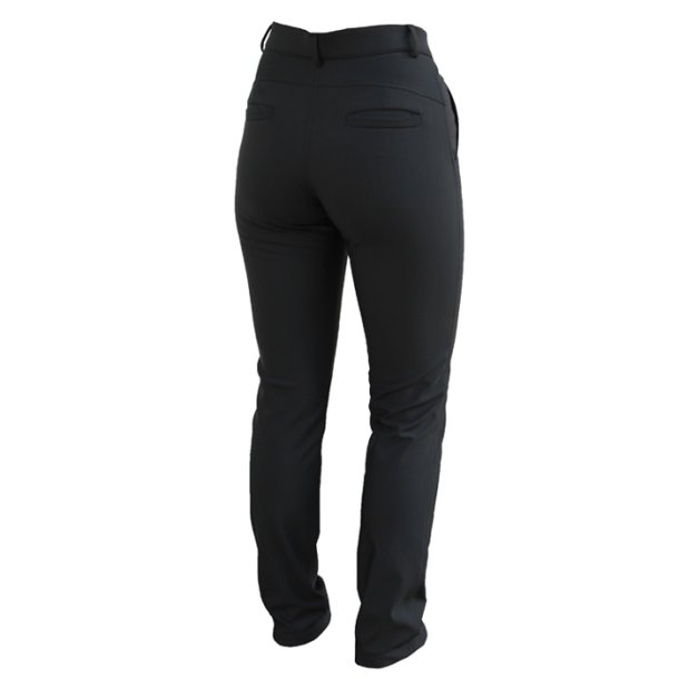 Campus Dame Vinter golfbukser Softshell Sort