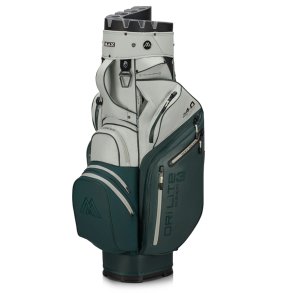 BigMax Dri Lite Silencio 3 Golfbag Forest Green-Off White
