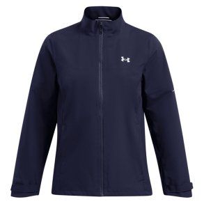 Under Armour Drive Rain Jacket Midnight Navy / Metallic Silver