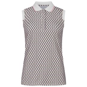 Rhnisch Deni Beige rmels Dame Golf-polo