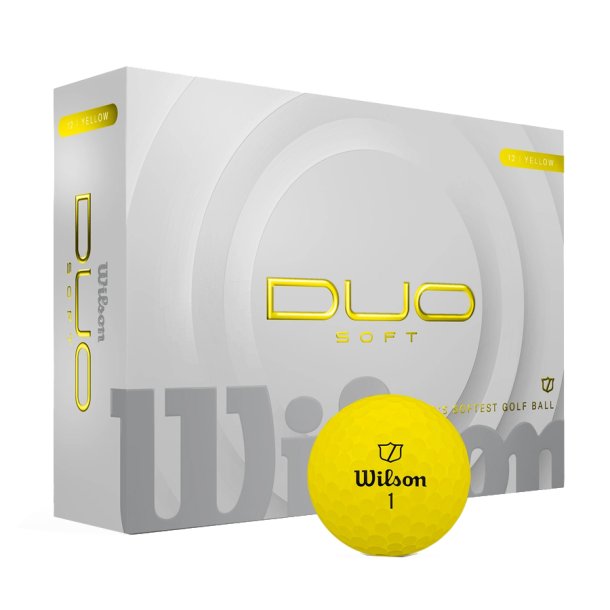 Wilson Duo Soft Gule Golfbolde