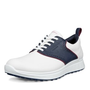 ECCO Herre S-Casual Golfsko White/Marine
