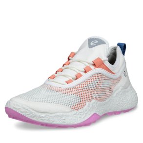 Ecco Tekstil Biom H5 Dame Golfsko White/Burnt Coral/White