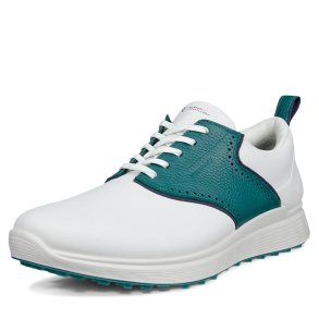 Ecco Herre S-Casual Golfsko White/Baygreen