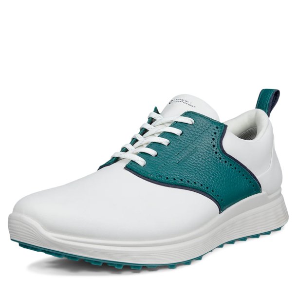 Ecco Herre S-Casual Golfsko White/Baygreen