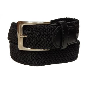BRANSHOLM Elastic flet Herre B�lte 35mm Sort