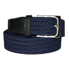 BRANSHOLM Elastic flet Herre B�lte 35mm Navy