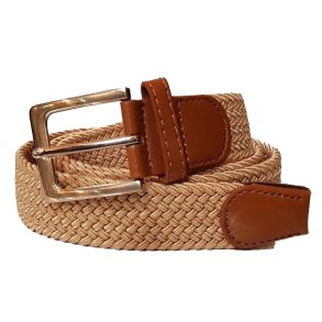 BRANSHOLM Elastic flet Herre B�lte 35mm Sand