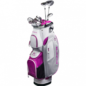 Cobra FLY XL Komplet Dame Golfst med golfbag til vogn.
