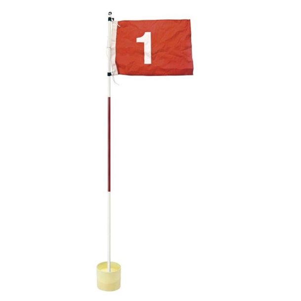 Golf Flag Stick med Putting Cup