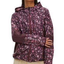Rhnisch Gaia Dame Vind-jakke Neon Flower Pink