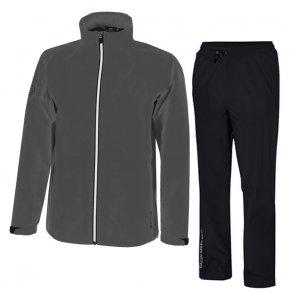 Galvin Green River Rainjacker/Ross Pants Gunmetal/Black