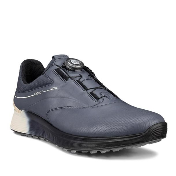 Ecco S-THREE Herre Golfsko Navy/Gr/Sand