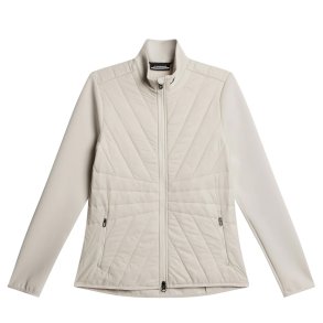 J Lindeberg Holma Quilt Dame Hybrid Jakke Moonbeam