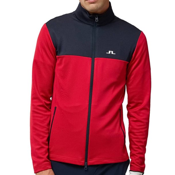 J Lindeberg Herre Golf-Midlayer Jakke Rd/Navy