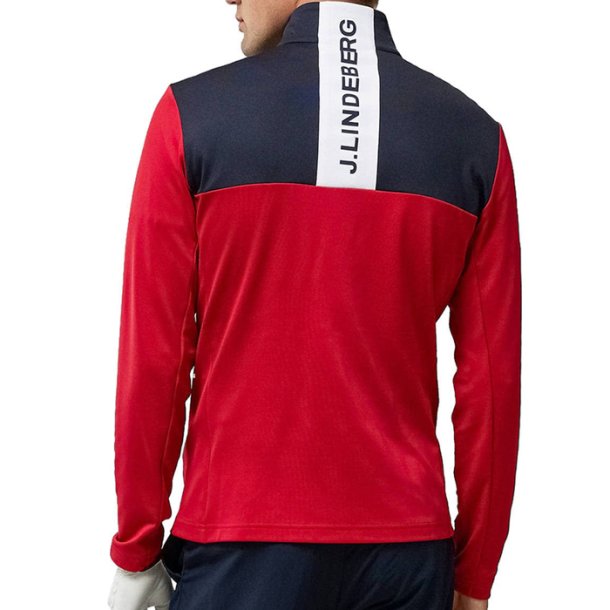 J Lindeberg Herre Golf-Midlayer Jakke Rd/Navy
