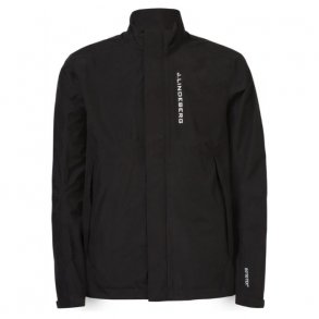 J Lindeberg Gore Paclite Herre Golf-regnjakke Sort