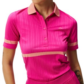 J Lindeberg Moira Fuchsia Purple Dame Golf-polo