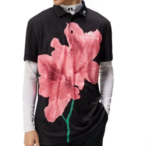 J Lindeberg Tour Tech Azalea Herre Golf Polo