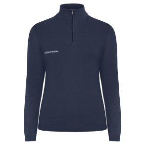 R�hnisch Kora Dame Strik Half Zip Navy