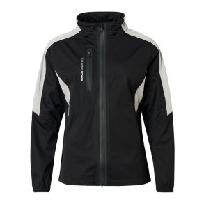 Abacus Bounce Dame Golf Regnjakke Sort/Gr