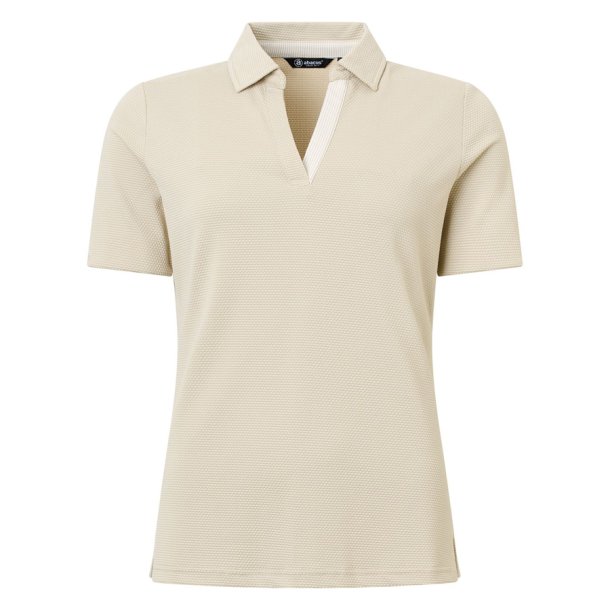 Abacus Bovey Halfsleeve Dame Polo Light Sand