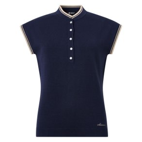 Abacus Niblick Cupsleeve Dame polo Navy