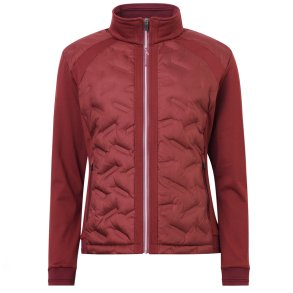 Abacus Portrush Dame Hybrid Jakke Cranberry