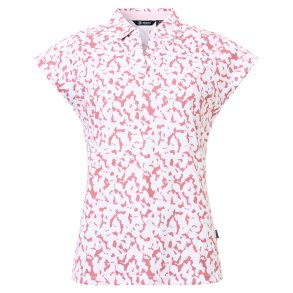 Abacus Victoria Drycool Cupsleeve Dame Polo Dusty Rose