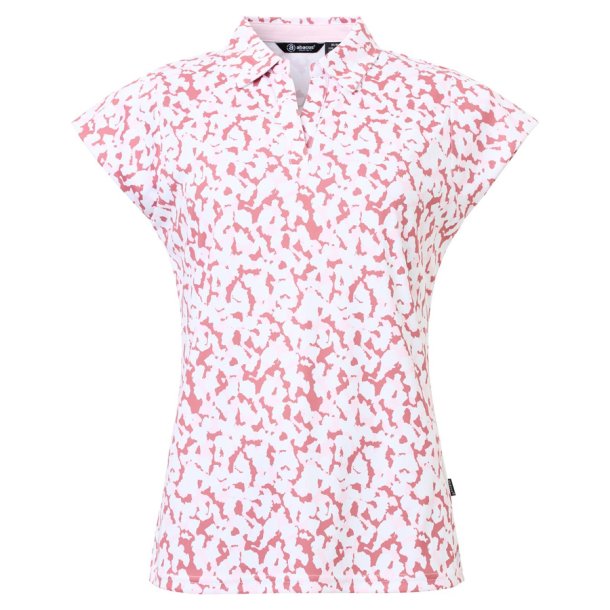 Abacus Victoria Drycool Cupsleeve Dame Polo Dusty Rose