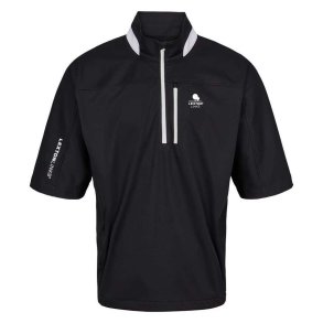 Lexton Links Ascot Windbreaker Short Sleeve Herre Sort