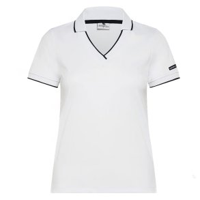 Lexton Links Caroline Dame Golf Polo Hvid/Sort