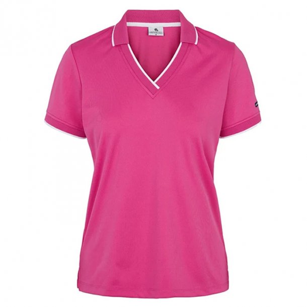 Lexton Links Caroline Dame Golf Polo Pink