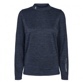Lexton Links Melsandra  Dame Baselayer Navy/Melange