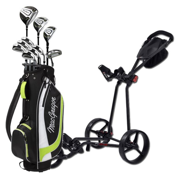 Mac Gregor CG4000 Herre Begynderst m. Grafit-skafter inkl. Big Max Ti1000 Golfvogn