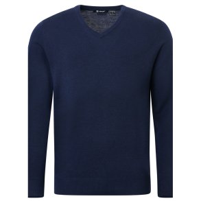 Abacus Liffin V-neck Herre Pullover Navy