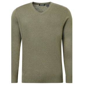 Abacus Liffin V-neck Herre Pullover Forest